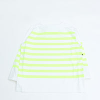 maillot / Panel Border Basque  MAK-23111 WHITE*WIDE HI WELLOW