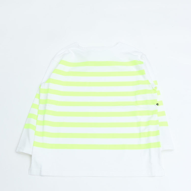 maillot / Panel Border Basque  MAK-23111 WHITE*WIDE HI WELLOW