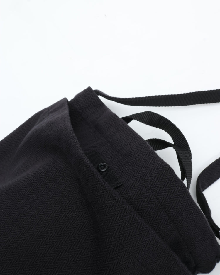 ERA. HOMMA HERRINGBONE US HELMET BAG HALF K040H BLACK