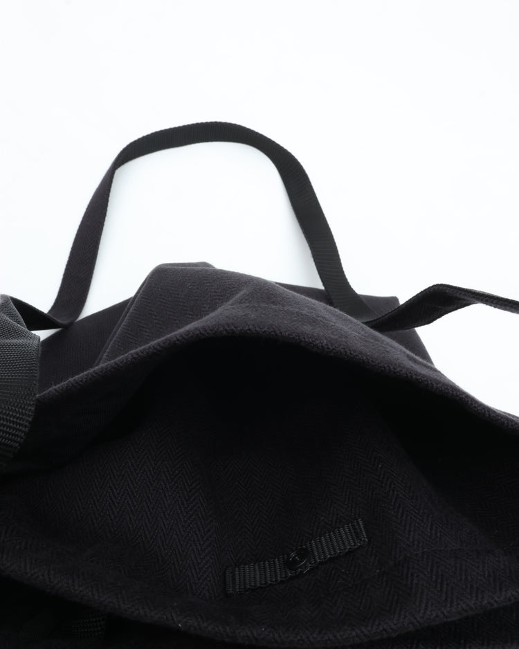 ERA. HOMMA HERRINGBONE US HELMET BAG HALF K040H BLACK