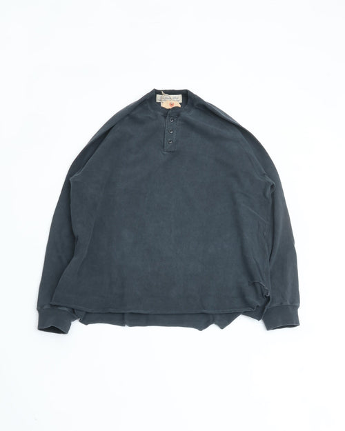 REMI RELIEF SP加工8/天竺ヘンリーネックロンT(無地)