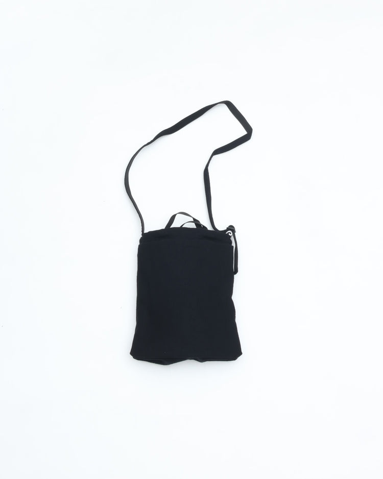 ERA. SHUKUJU WOOL US HELMET BAG HALF K040W BLACK