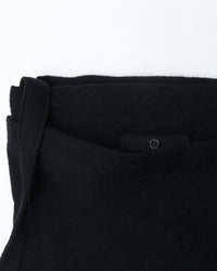 ERA. SHUKUJU WOOL US HELMET BAG HALF K040W BLACK