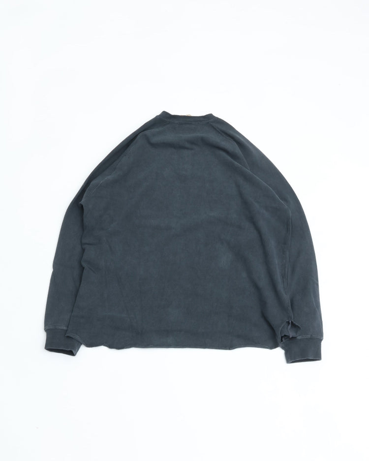 REMI RELIEF SP加工8/天竺ヘンリーネックロンT(無地)