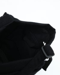 ERA. SHUKUJU WOOL US HELMET BAG HALF K040W BLACK