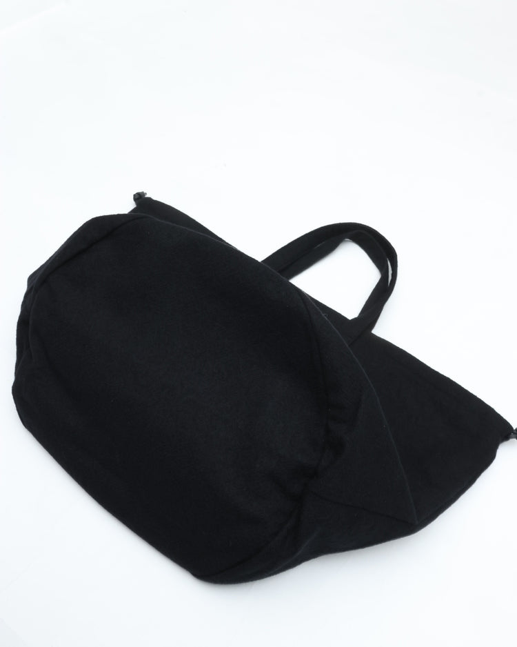 ERA. SHUKUJU WOOL HELMET BAG K010W BLACK