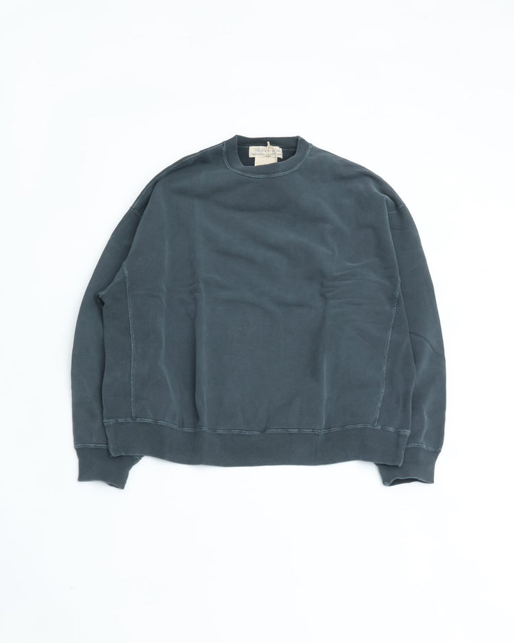 REMI RELIEF ダブルSP加工裏毛クルー(無地)