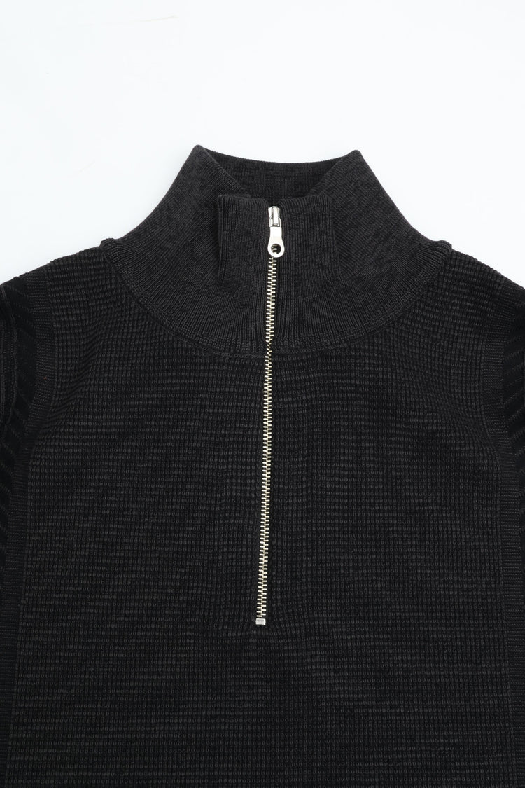 YASHIKI  Fuyushigure Half Zip Knit （冬時雨）