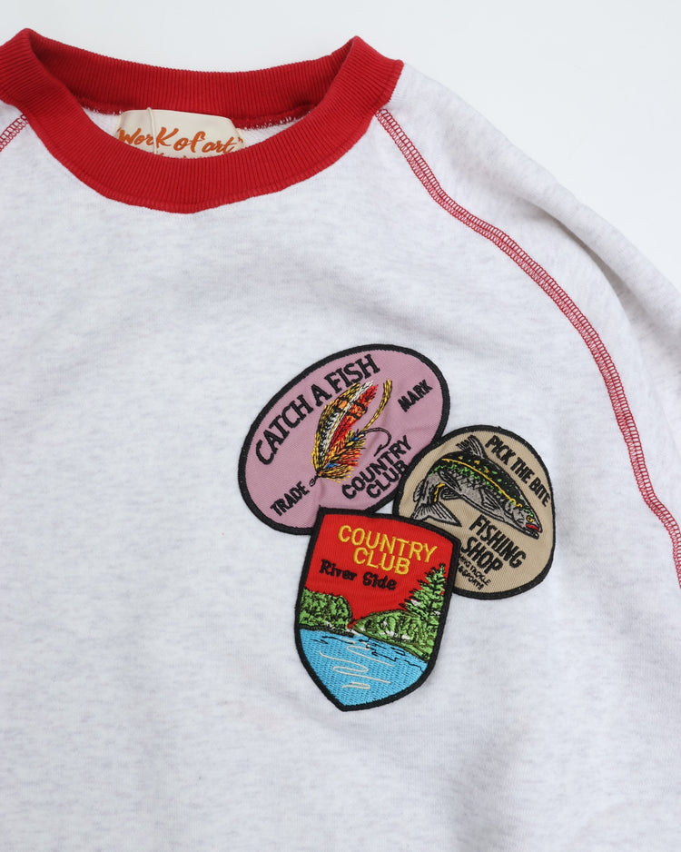 Work of Art Kendai    Raglan Sweat Pullover L.GREY