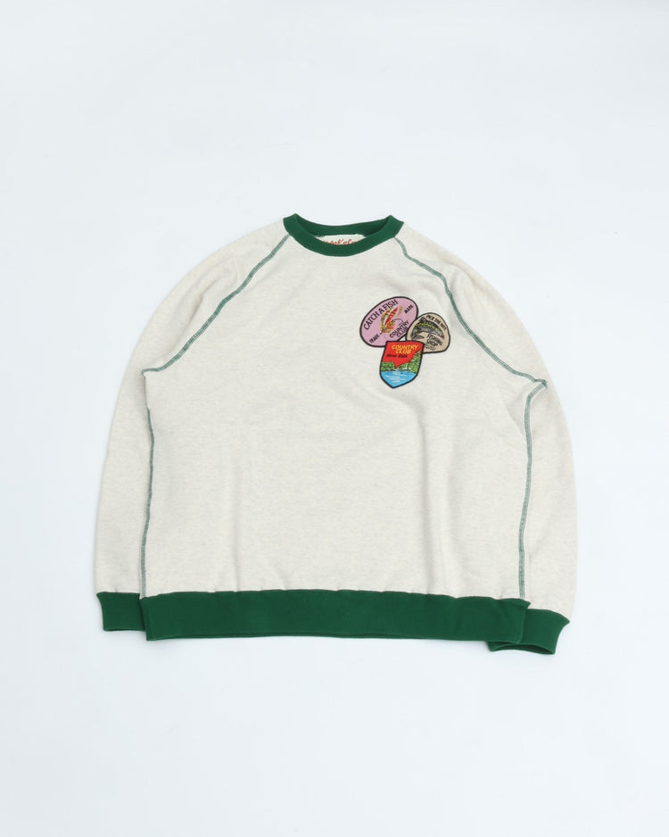 Work of Art Kendai Raglan Sweat Pullover NATURAL