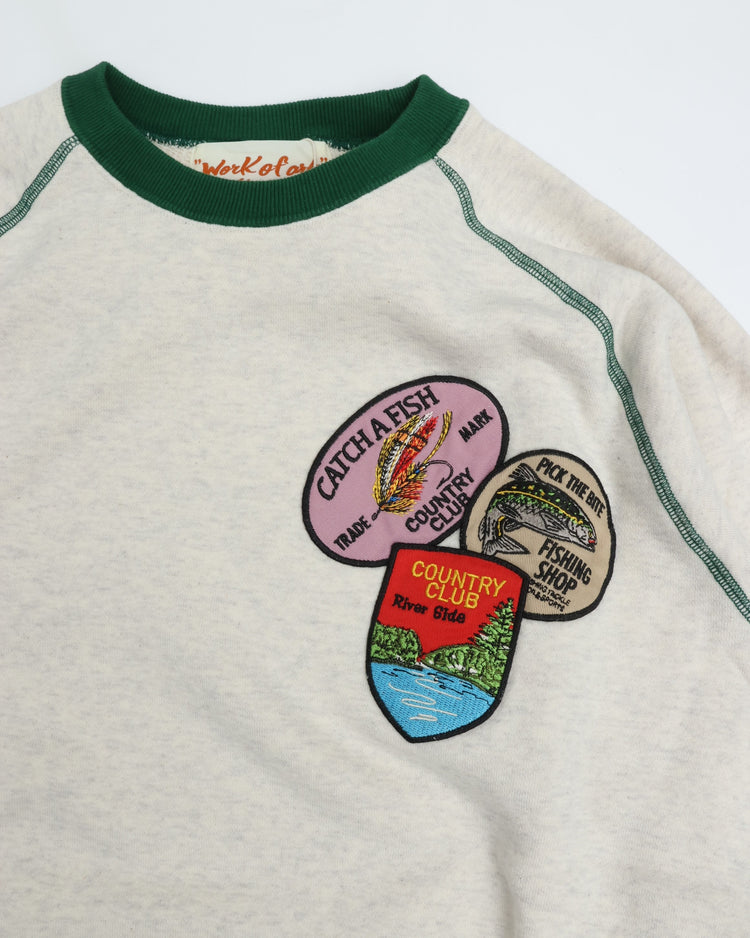 Work of Art Kendai Raglan Sweat Pullover NATURAL