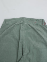 MEYAME / CORDUROY SIDE LINE WIDE PANTS GREEN
