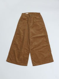 MEYAME / CORDUROY SIDE LINE WIDE PANTS BROWN