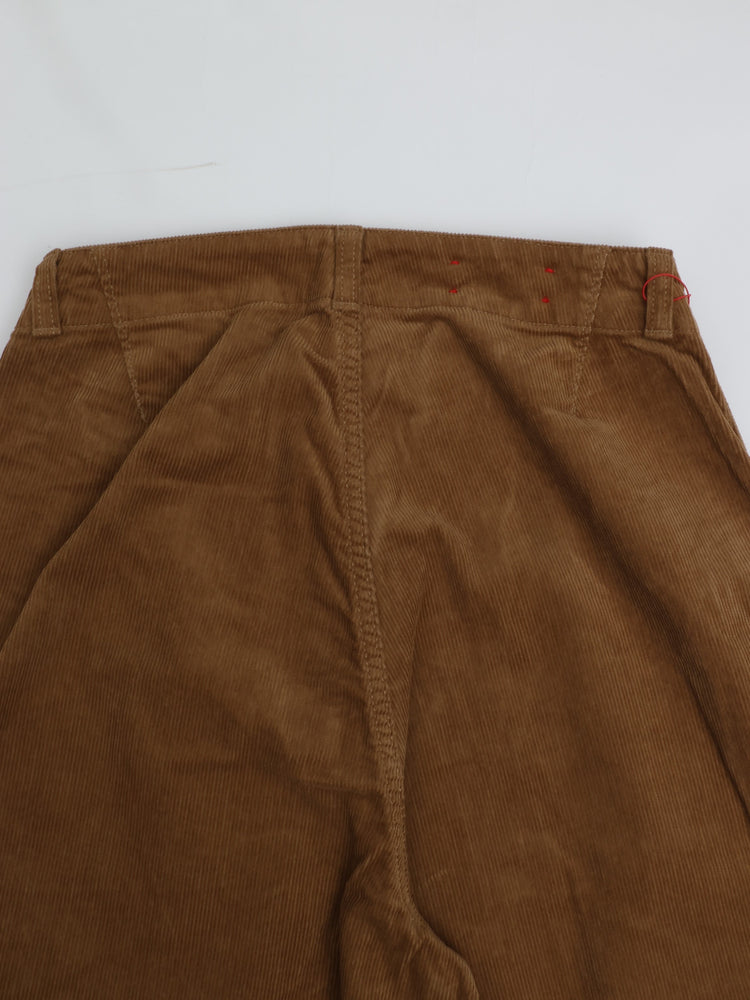 MEYAME / CORDUROY SIDE LINE WIDE PANTS BROWN