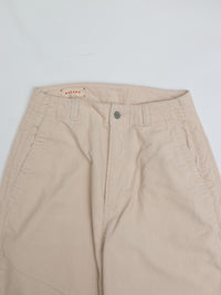 MEYAME / CORDUROY SIDE LINE WIDE PANTS CREAM