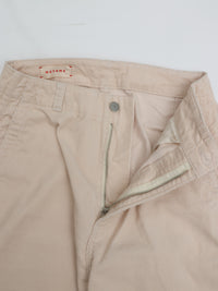 MEYAME / CORDUROY SIDE LINE WIDE PANTS CREAM