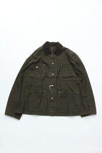 orslow  RELAX FIT OXFORD COVERALL COFFEE BROWN 01-6034-52S