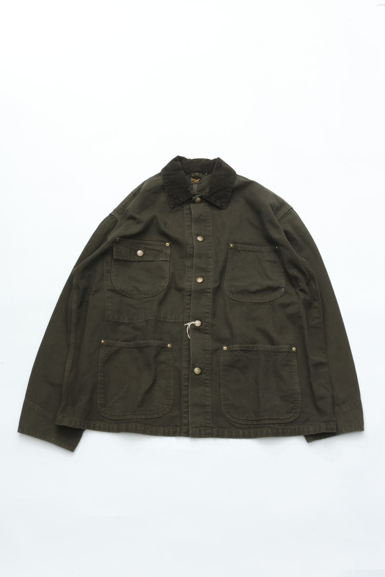 orslow  RELAX FIT OXFORD COVERALL COFFEE BROWN 01-6034-52S