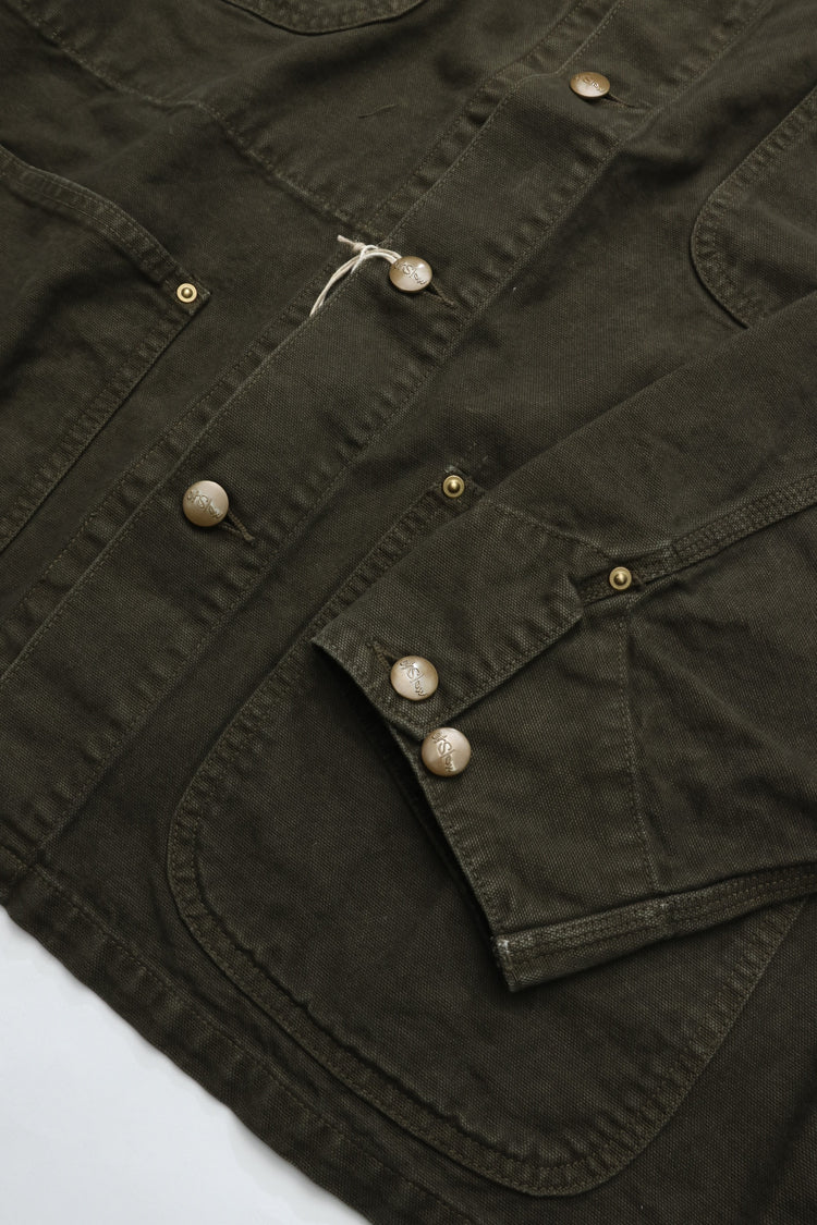 orslow  RELAX FIT OXFORD COVERALL COFFEE BROWN 01-6034-52S