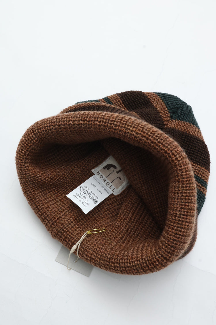 NOROLL  CONFECTION BEANIE  GREEN