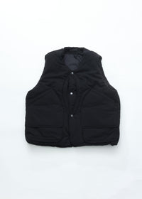 roundabout   8pocket Padded Vest RA26AW-VT01 BLACK