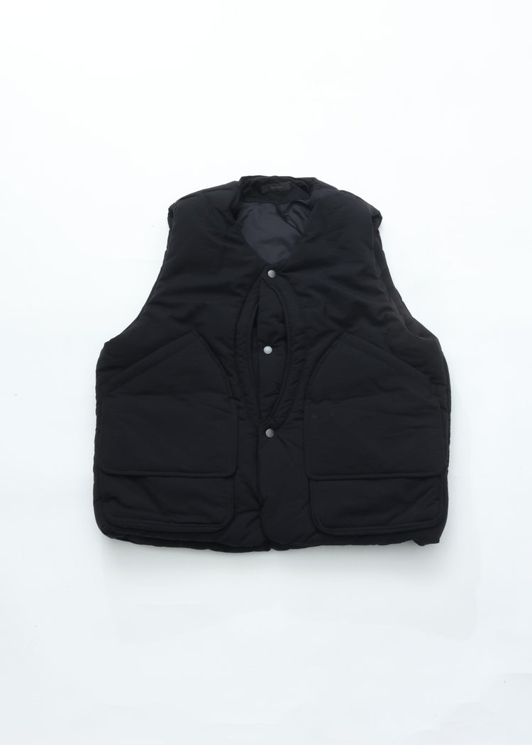 roundabout   8pocket Padded Vest RA26AW-VT01 BLACK