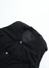 roundabout   8pocket Padded Vest RA26AW-VT01 BLACK