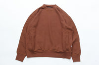 NOROLL  C&C CREW SWEAT BROWN RED