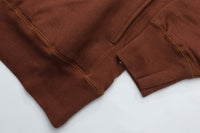 NOROLL  C&C CREW SWEAT BROWN RED
