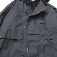 HAVERSACK / オイルクロス ラグランコート BLACK