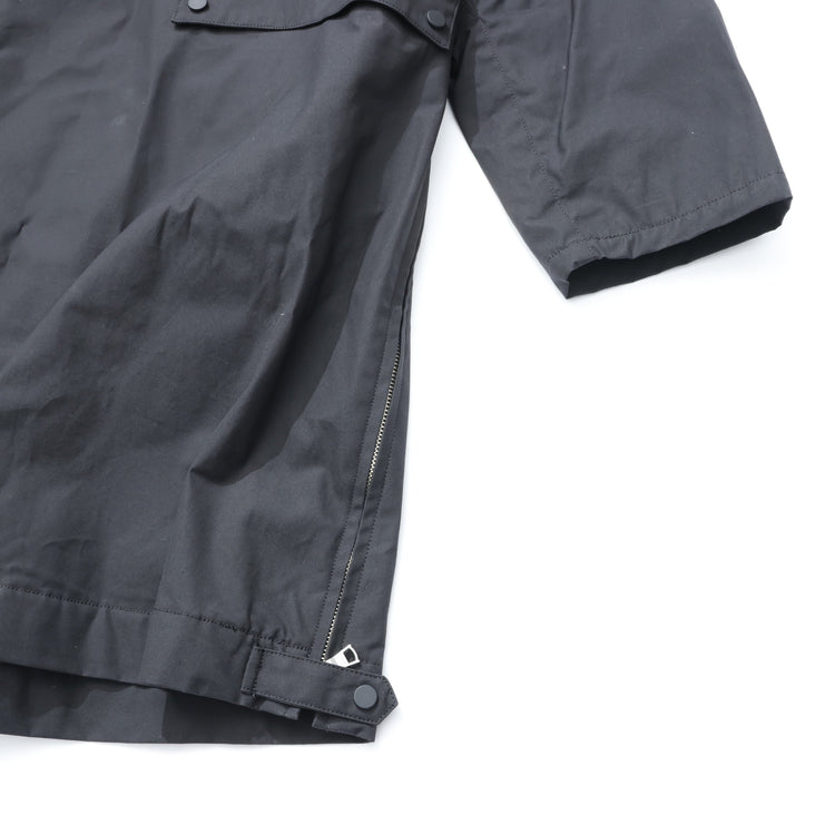 HAVERSACK / オイルクロス ラグランコート BLACK