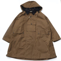 HAVERSACK / Oilcloth Raglan Coat BROWN