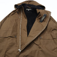 HAVERSACK / Oilcloth Raglan Coat BROWN