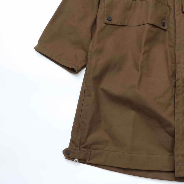 HAVERSACK / Oilcloth Raglan Coat BROWN