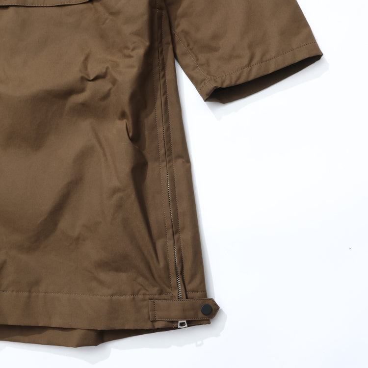 HAVERSACK / Oilcloth Raglan Coat BROWN