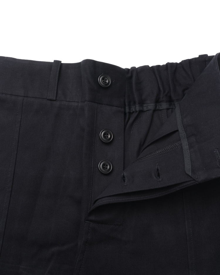 sage NATION  WELT TROUSER BLACK