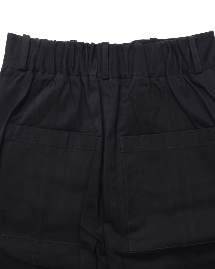 sage NATION  WELT TROUSER BLACK