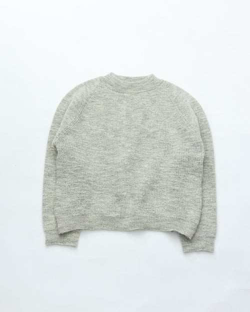 MITTAN Uruguayan Love NM Wool Sweater KN-35 White Heather