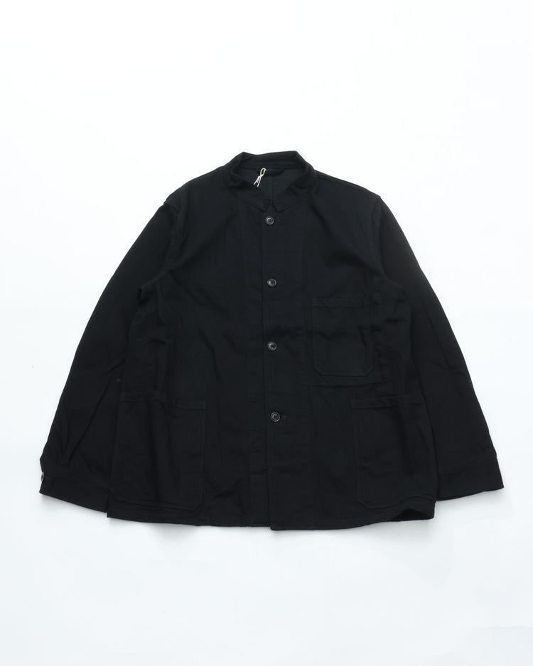 A VONTADE  Stand Collar Work Jacket 11.5oz Natural Slab Denim VTD-0603-JK