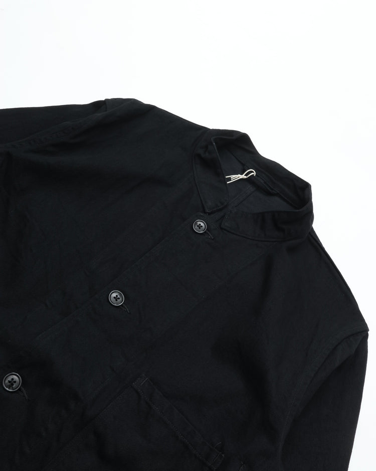 A VONTADE  Stand Collar Work Jacket 11.5oz Natural Slab Denim VTD-0603-JK
