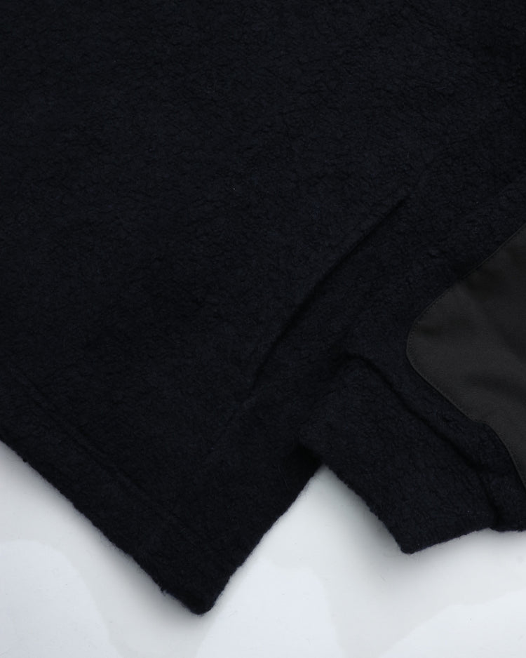 A VONTADE  Wool Pile Half Zip Pullover VTD-0640-CS #4 DK NAVY