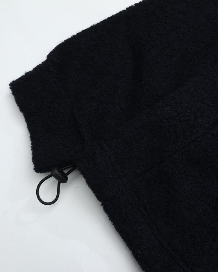 A VONTADE  Wool Pile Half Zip Pullover VTD-0640-CS #4 DK NAVY