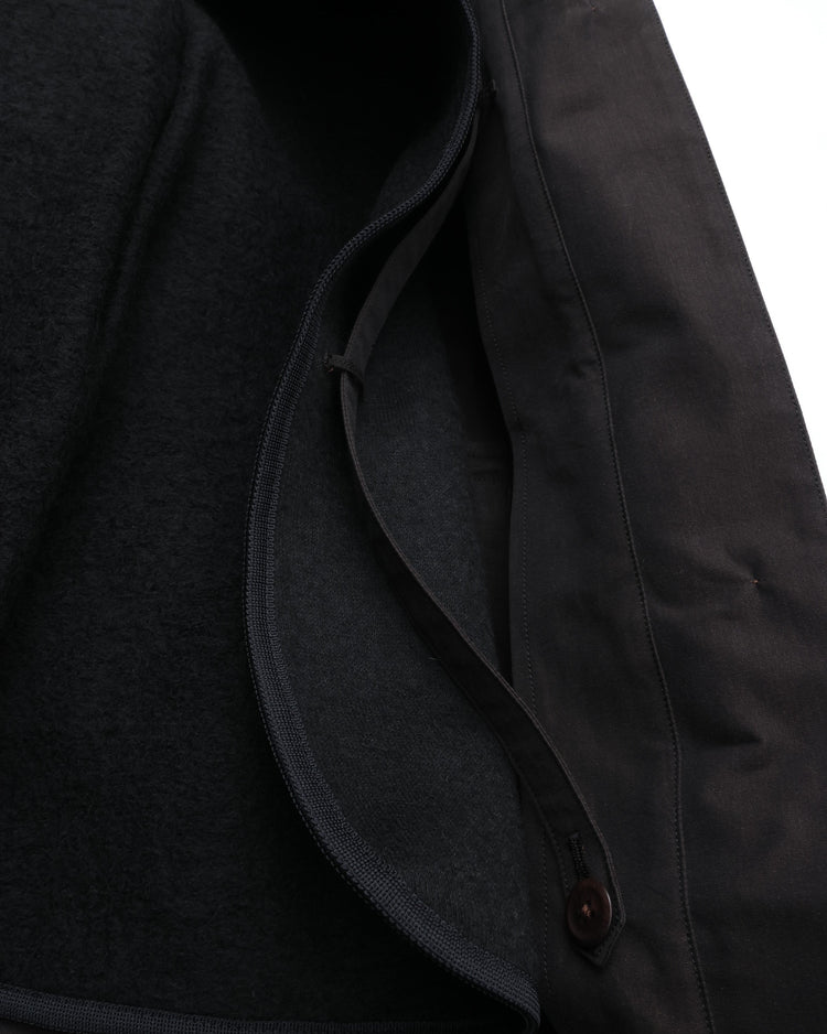 HAVERSACK / 472532 80/2 Chambray Stand Collar Long Coat