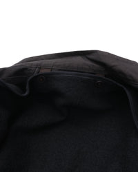 HAVERSACK / 472532 80/2 Chambray Stand Collar Long Coat
