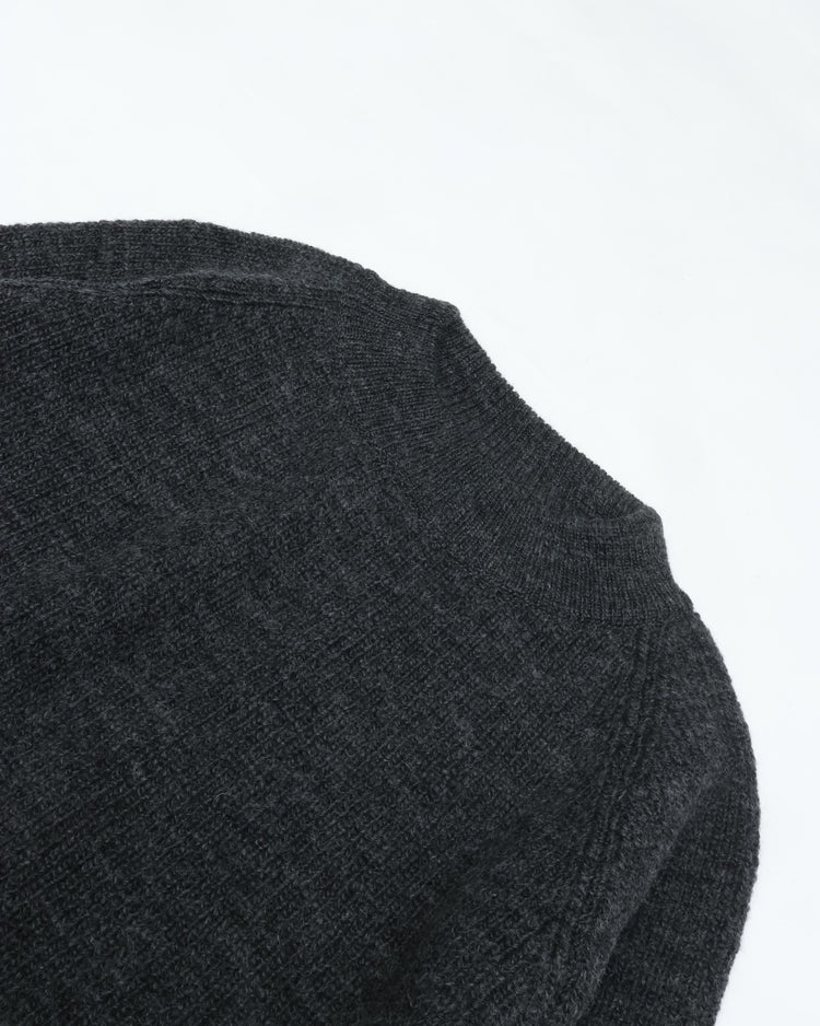 MITTAN Uruguayan Love NM Wool Sweater KN-35 Ink Black