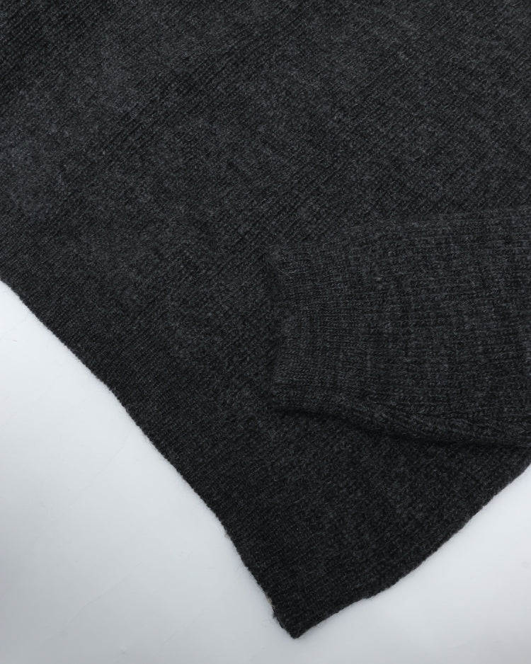 MITTAN Uruguayan Love NM Wool Sweater KN-35 Ink Black