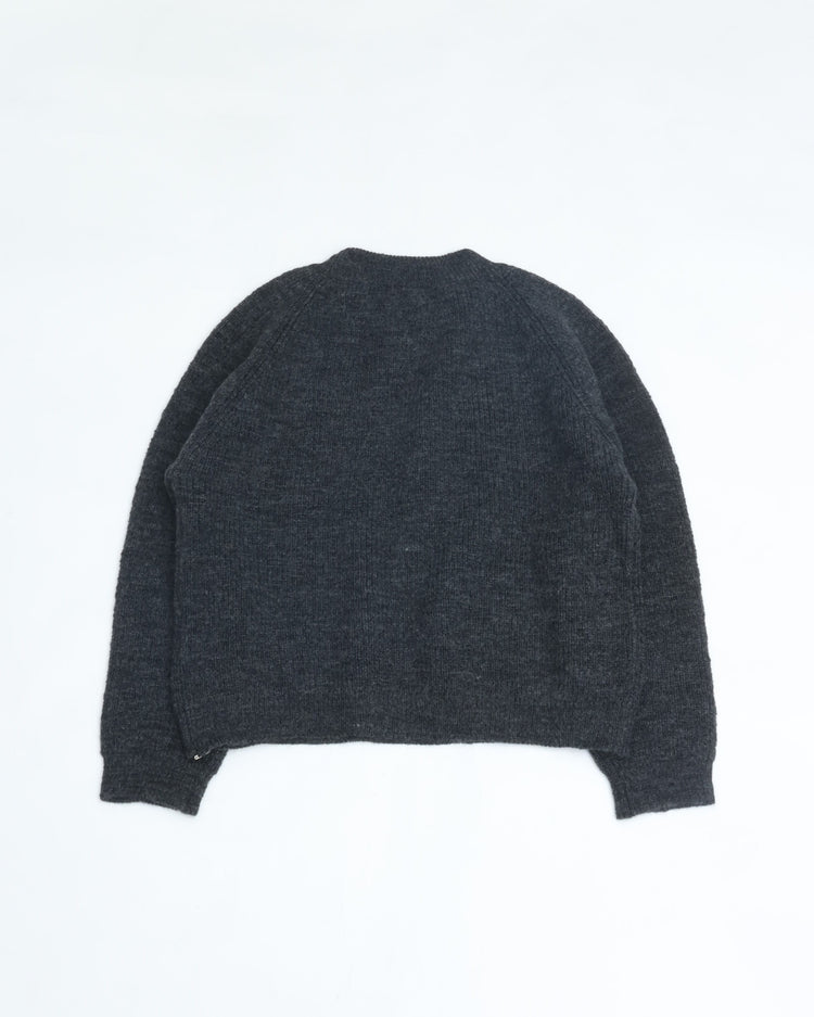 MITTAN Uruguayan Love NM Wool Sweater KN-35 Ink Black