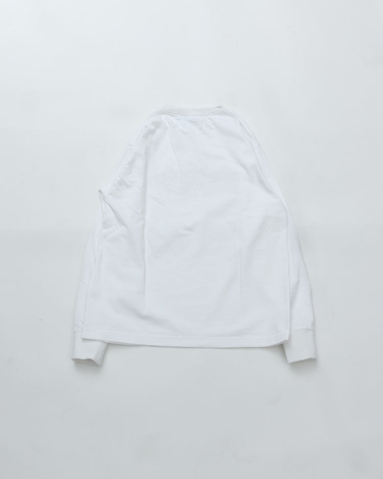 THE SHINZONE / Wandervogel CLUB LONG SLEEVE TEE 01 WHITE