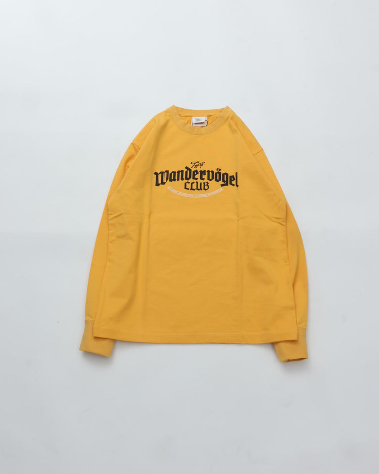 THE SHINZONE / Wandervogel CLUB LONG SLEEVE TEE 53 YELLOW