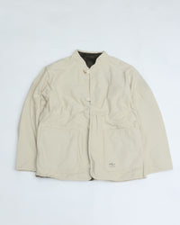 ARMY TWILL  COTTONNYLON REVERSIBLE JACKET AM-2654008 IVORY